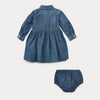 Polo Ralph Lauren denimkjole til baby