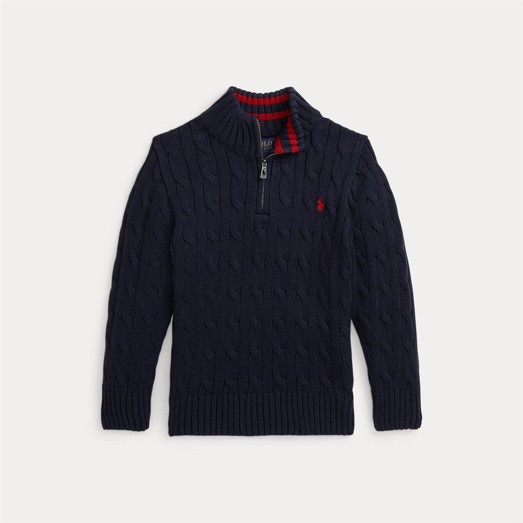Polo Ralph Lauren Kabelstrikket half-zip