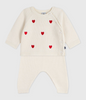 Petit Bateau 2 delt sett Ull/Bomull