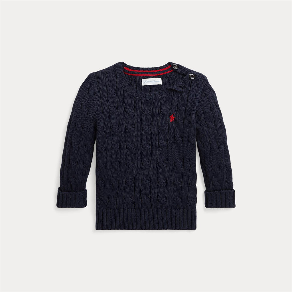 Polo Ralph Lauren kabelstrikket babygenser