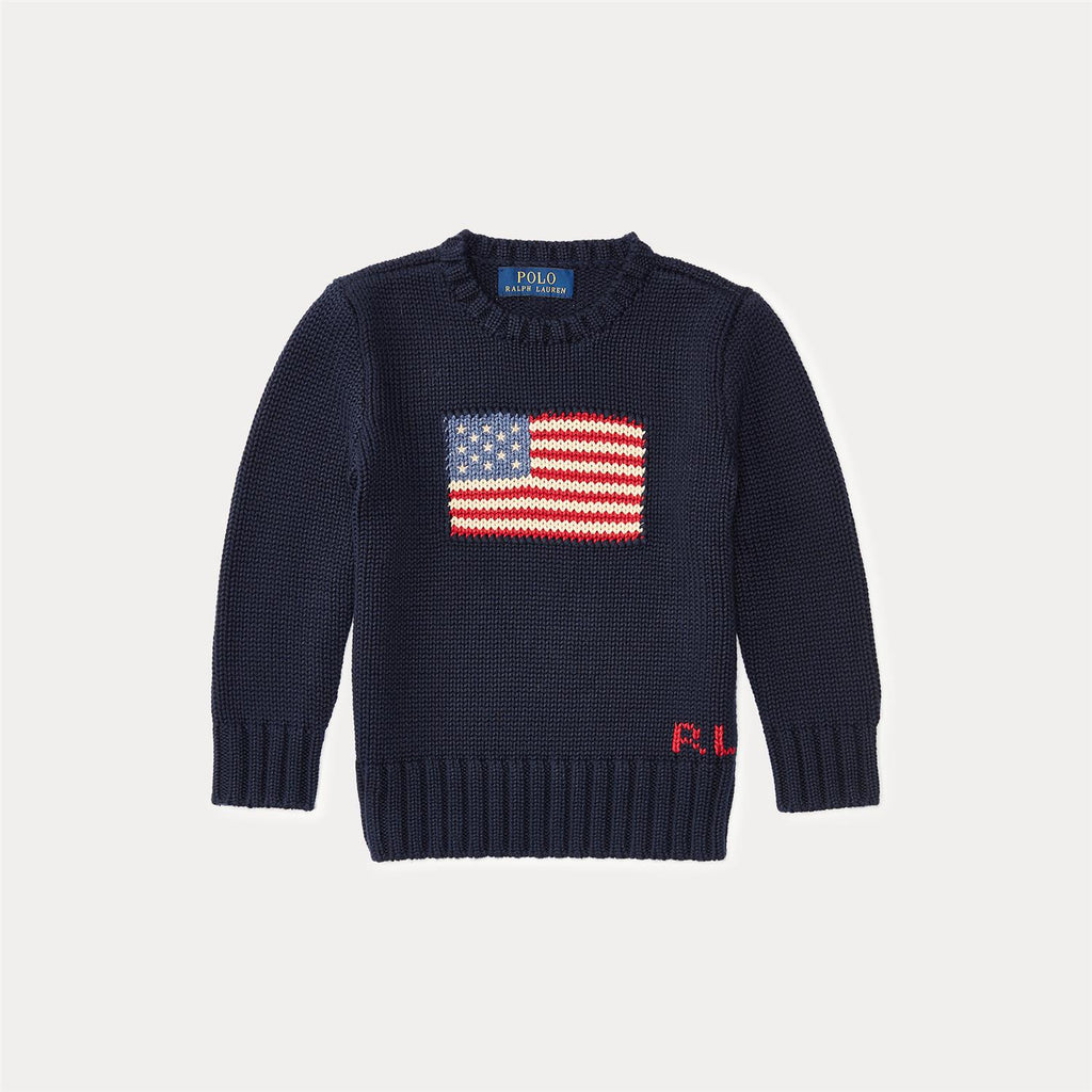 Polo Ralph Lauren strikkegenser med flagg