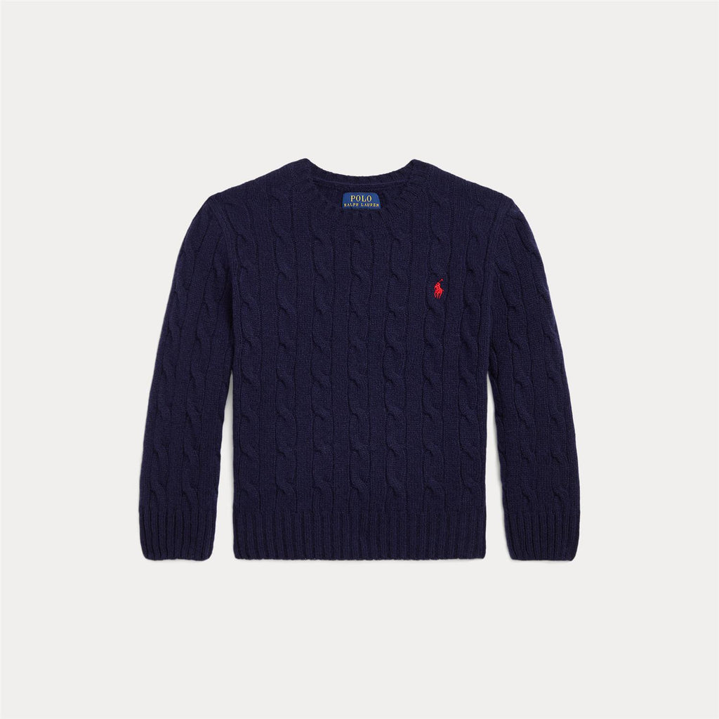 Polo Ralph Lauren kabelstrikk i ull