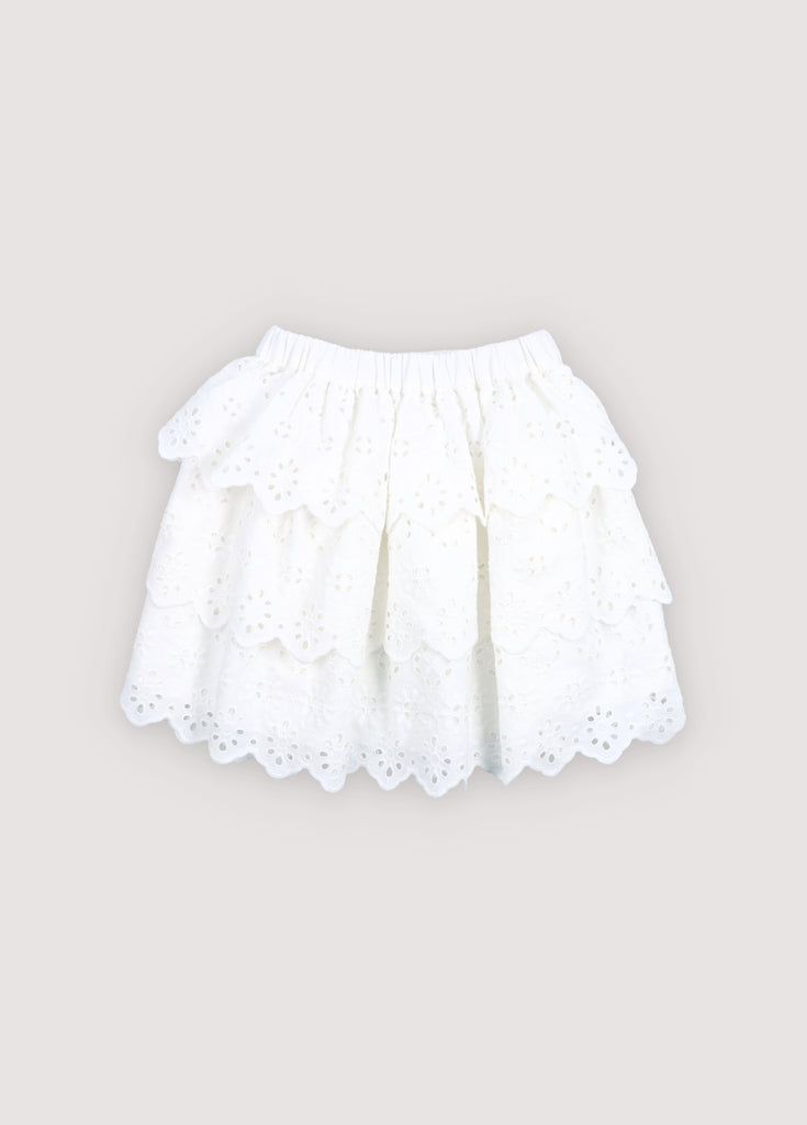 The New Society Sakura Teen Skirt Pure Cloud