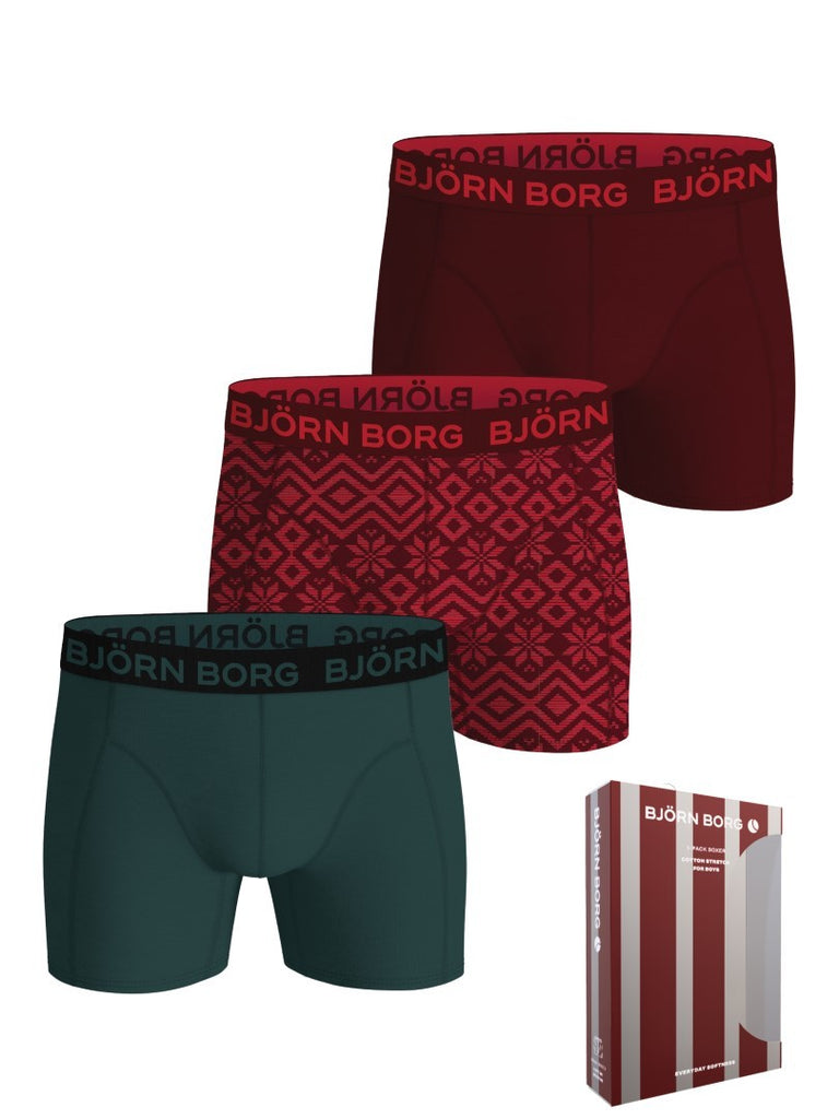 Björn Borg 3 pk boxershorts i bomull
