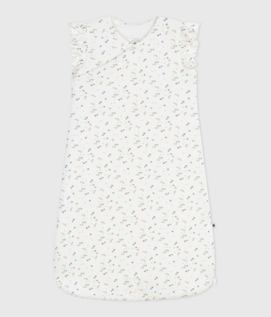 Petit Bateau Sovepose små blomster Str.0-6 mndr