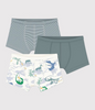 Petit Bateau 3 pk boxershorts til gutt