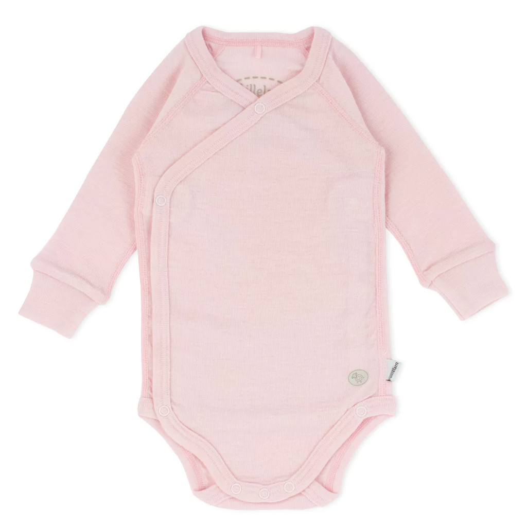 Lillelam omslagsbody i ull mini