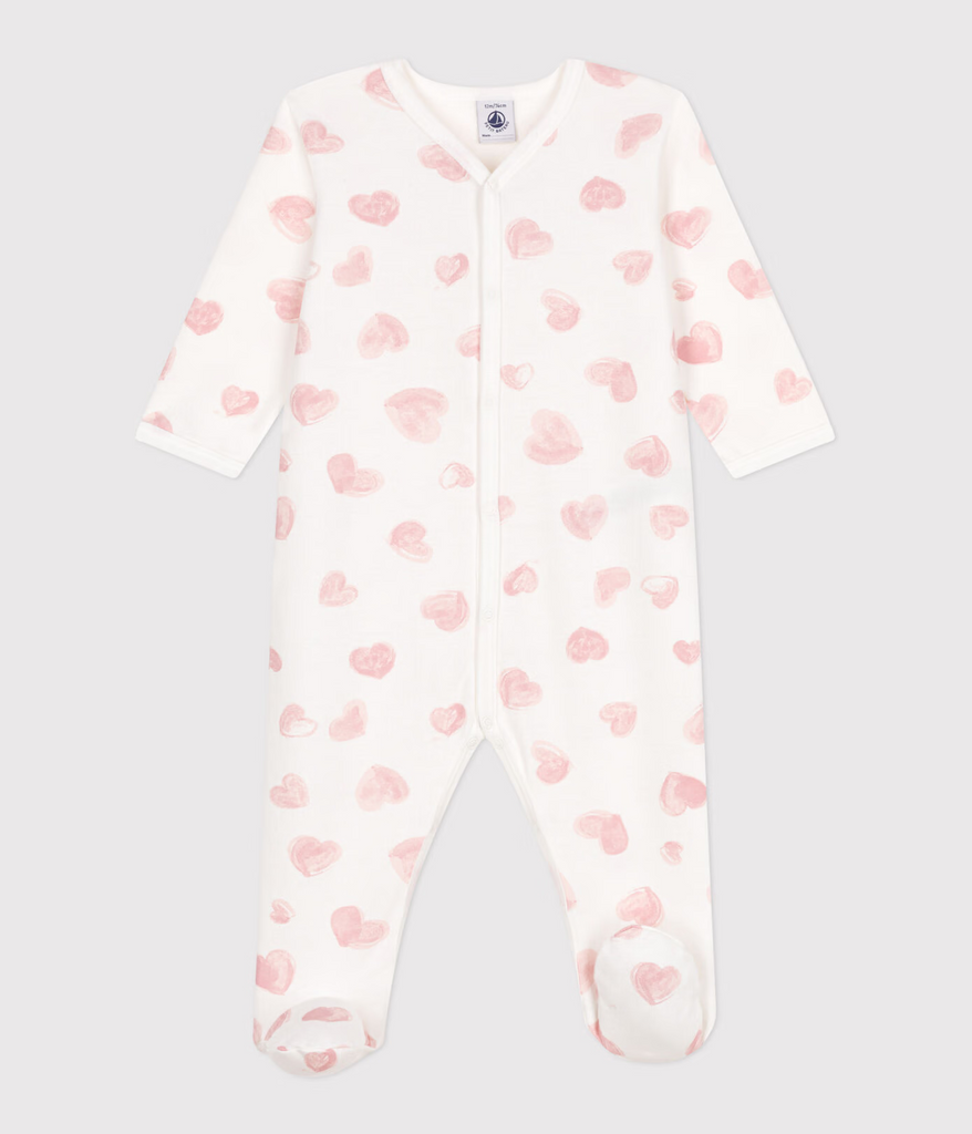 Petit Bateau Pysjamas m hjerter
