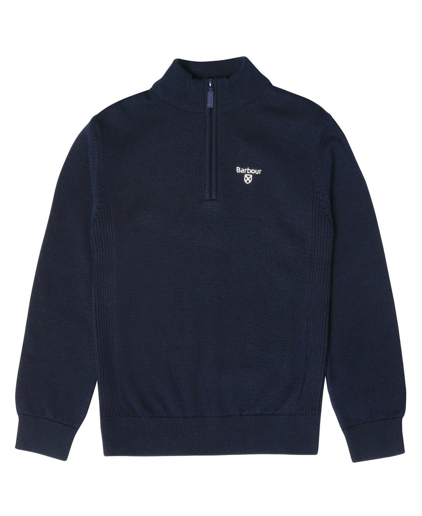 Barbour Harris Halfzip genser til gutt