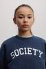 The New Society Lea Teen Sweatshirt Black Iris