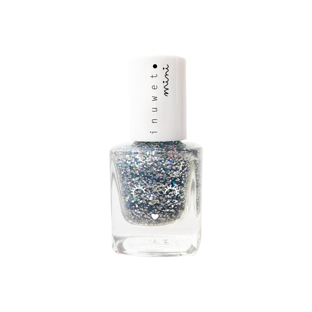 Inuwet neglelakk - GLITTER SILVER DREAMER - VANILLA SCENT