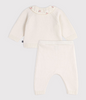Petit Bateau 2 delt sett i ull/bomull