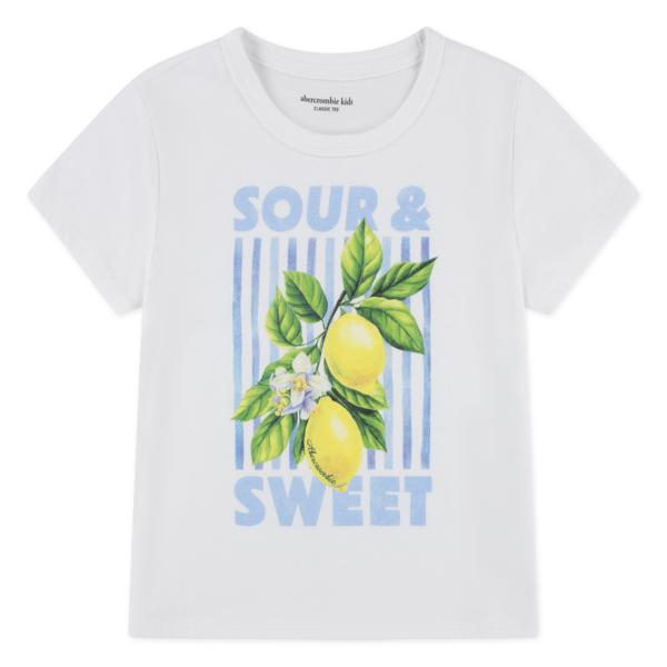 Abercrombie & Fitch SOUR & SWEET Sitron tskjorte til jente
