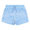 Juicy Couture kids blå velour shorts