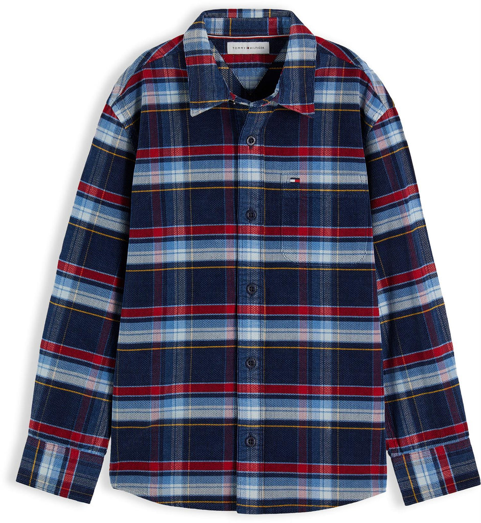 Tommy Hilfiger cordfløyels overshirt rutet