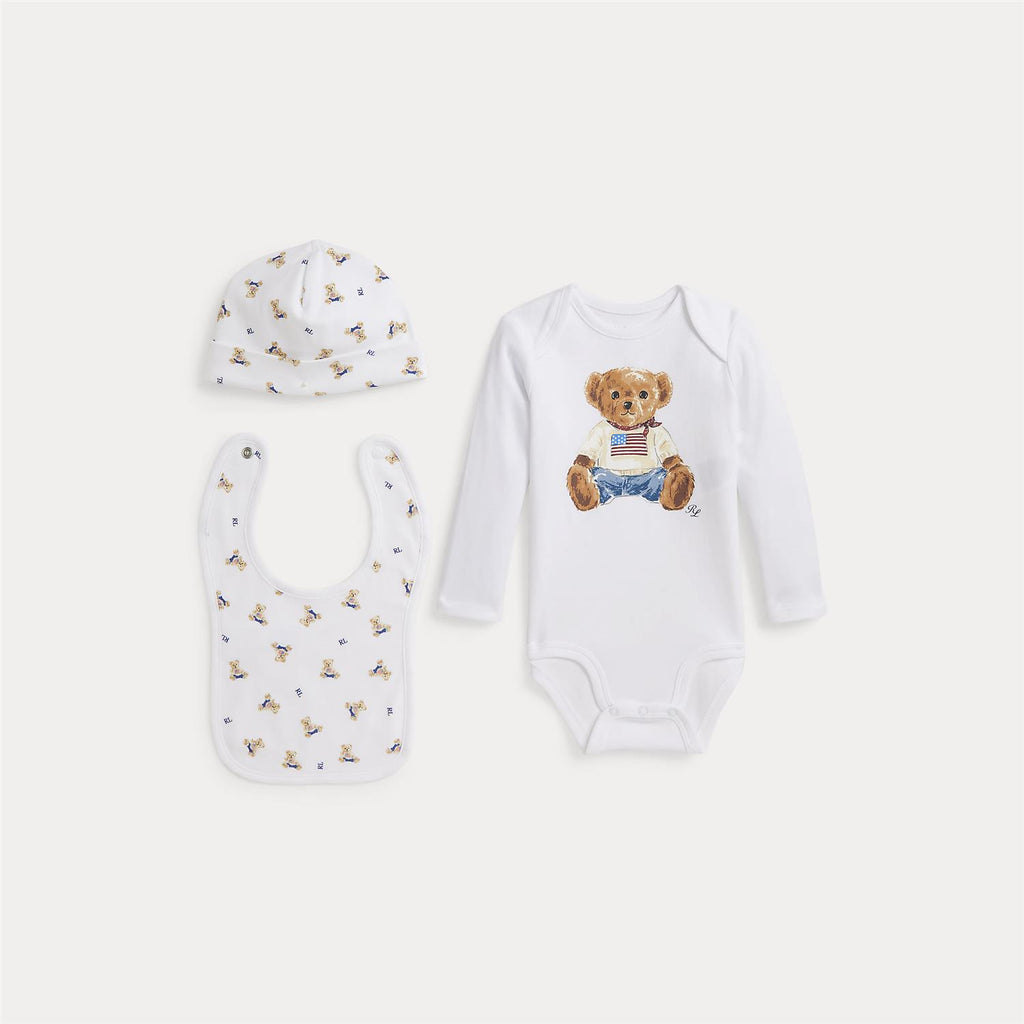 Polo Ralph Lauren Gaveboks med lue, smekke og body