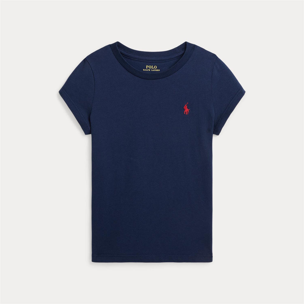 Polo Ralph Lauren T-Skjorte til pike m hvit hest