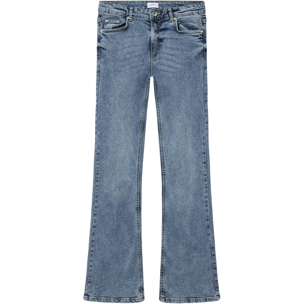 Grunt Texas Low Flare jeans til jente