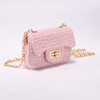Prinsessefin Isadora Plaid veske sequin Small
