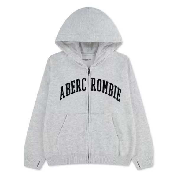 Abercrombie & Fitch LOGO FULL ZIP HOODIE