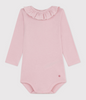 Petit Bateau Body m lang erm og liten krave