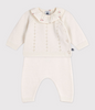 Petit Bateau 2 delt sett i ull/bomull