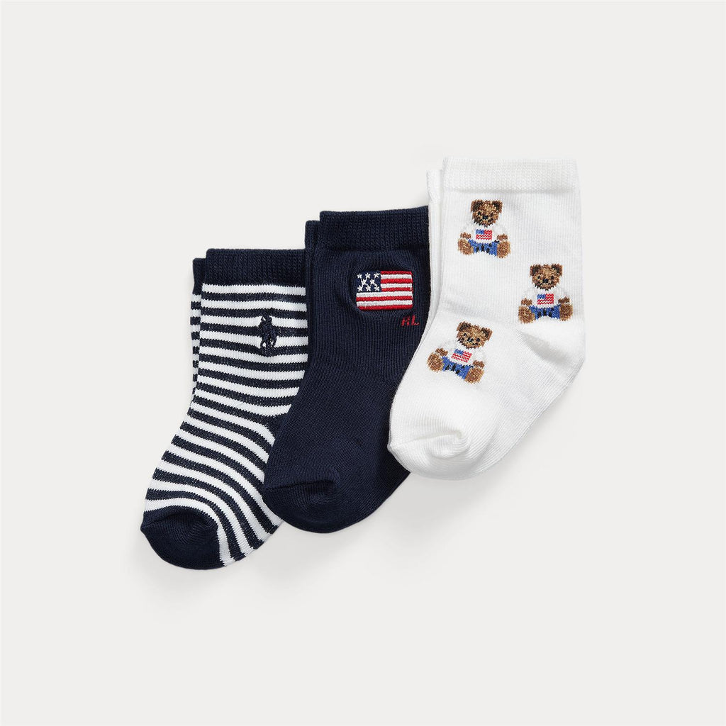 Polo Ralph Lauren 3pk babysokker