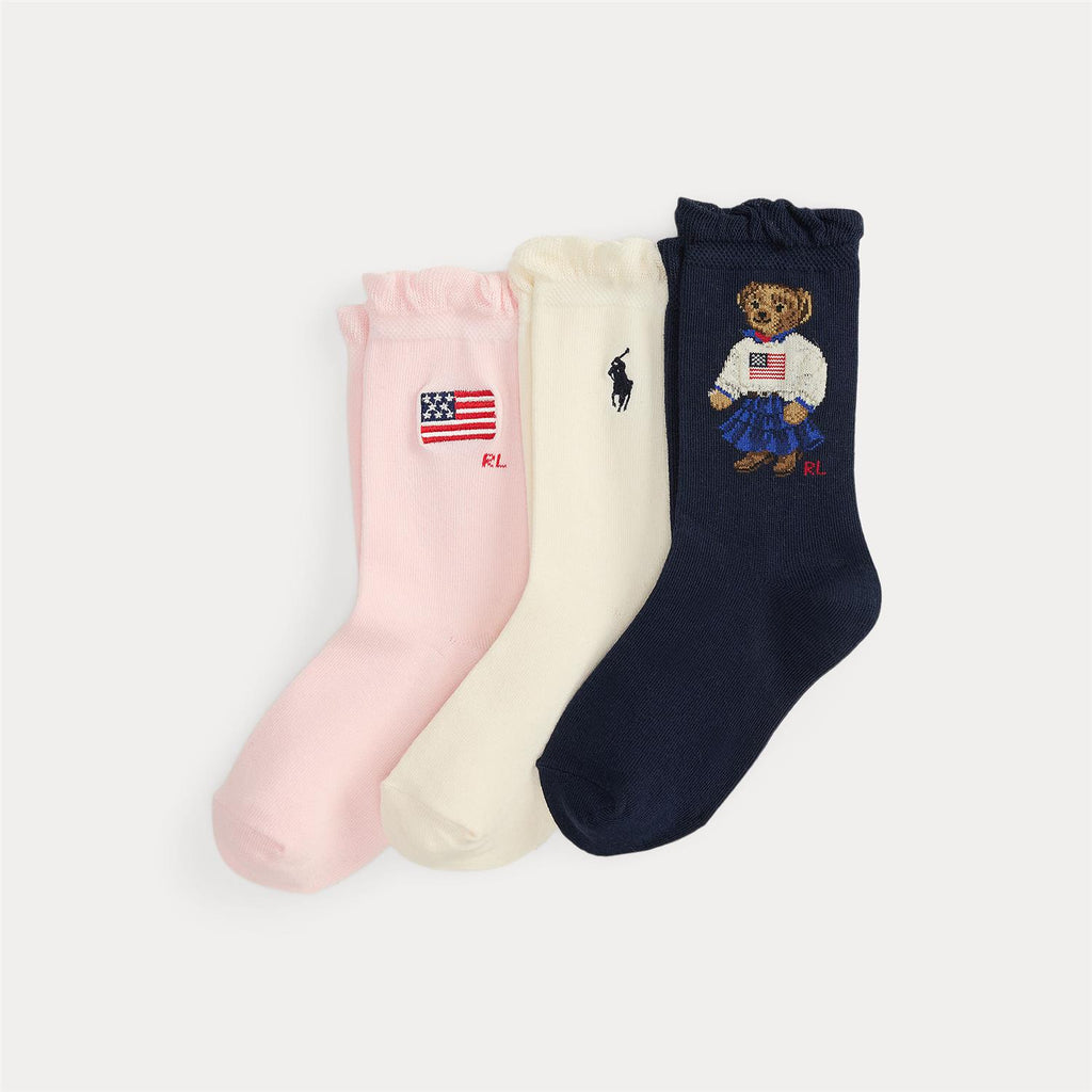 Polo Ralph Lauren 3pk sokker 2/4 år