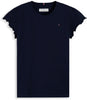 Tommy Hilfiger RUFFLE SLEEVE TOP