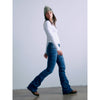 Grunt Texas Low Flare jeans til jente