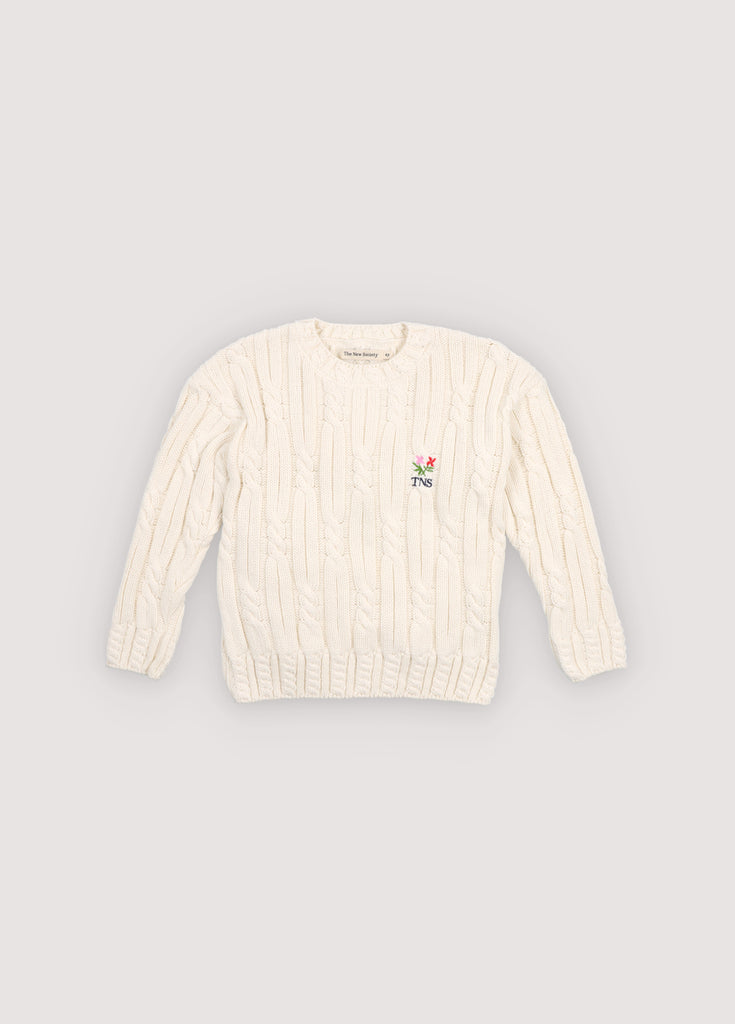 The New Society Bluebell Jumper Ecru