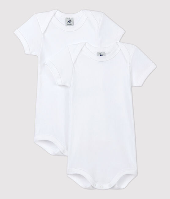 Petit Bateau Kortermet body 2 pk