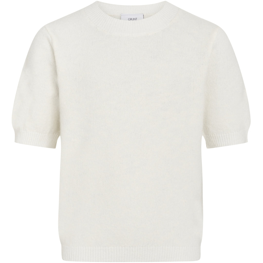 Grunt Isa strikket genser med kort erm