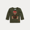Polo Ralph Lauren strikket babygenser med hund