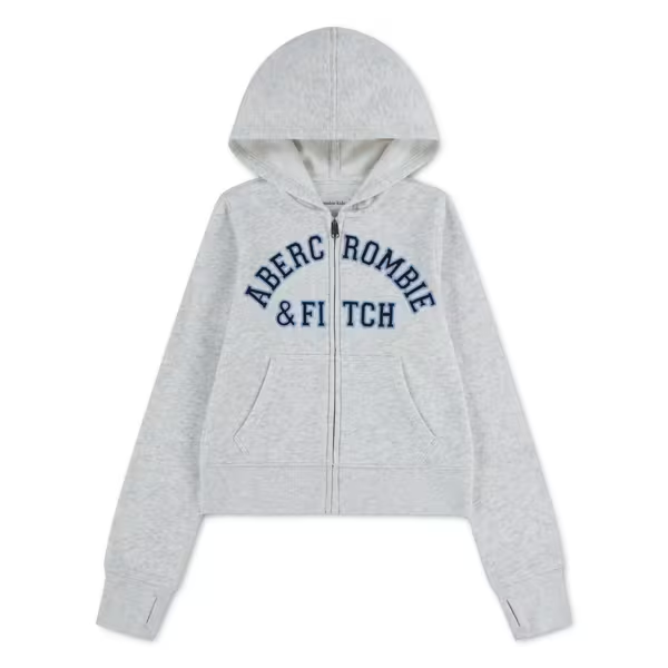 Abercrombie & Fitch LOGO FULL ZIP HOODIE