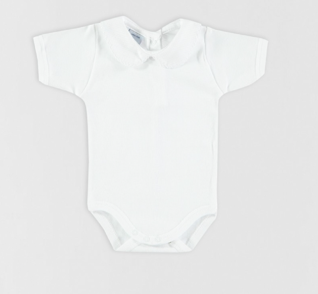 Babidu body med krage og kort erm