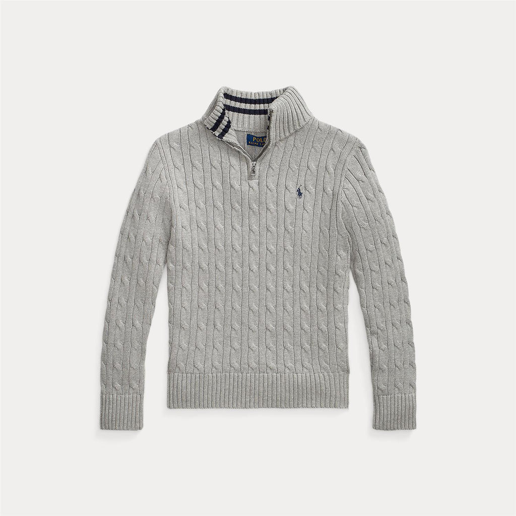 Polo Ralph Lauren Half-zip i kabelstrikk