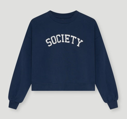 The New Society Lea Teen Sweatshirt Black Iris