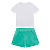 Juicy Couture kids grønn velour shorts