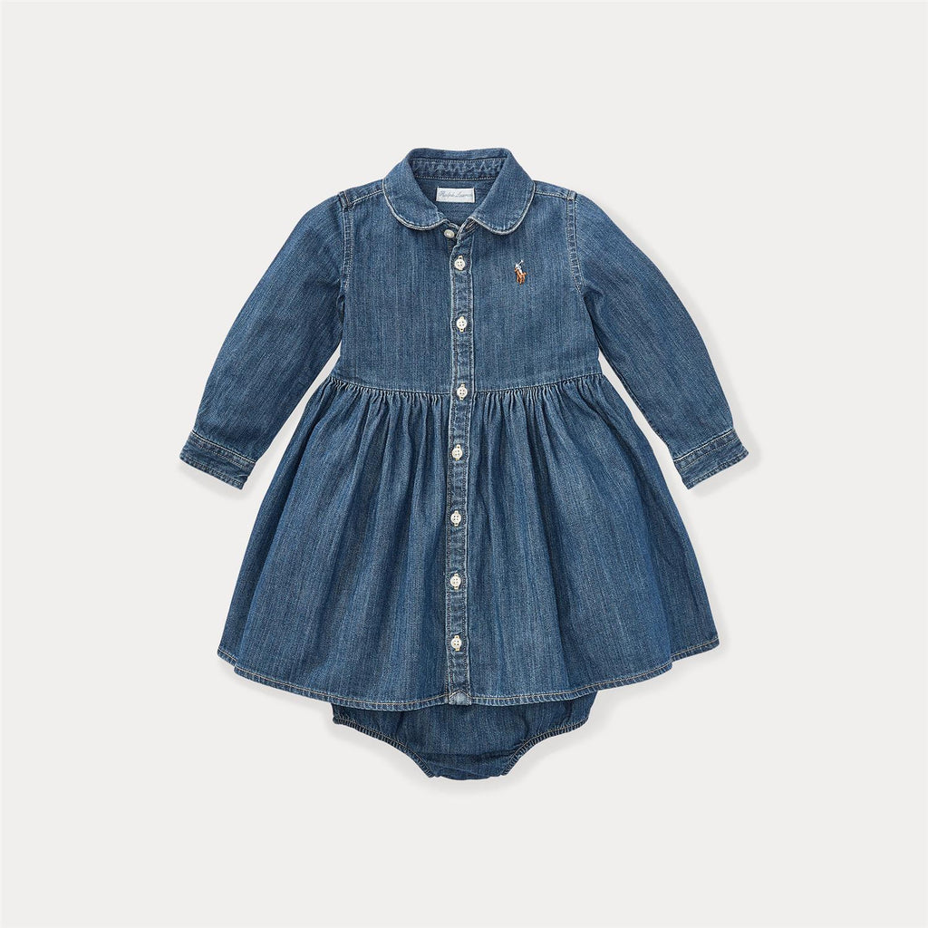 Polo Ralph Lauren denimkjole til baby