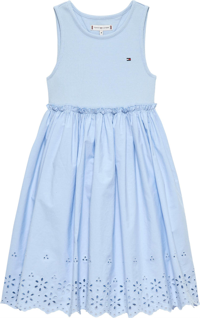 Tommy Hilfiger BRODERIE ANGLAISE kjole