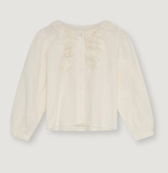 The New Society Soleil Blouse Whisper White