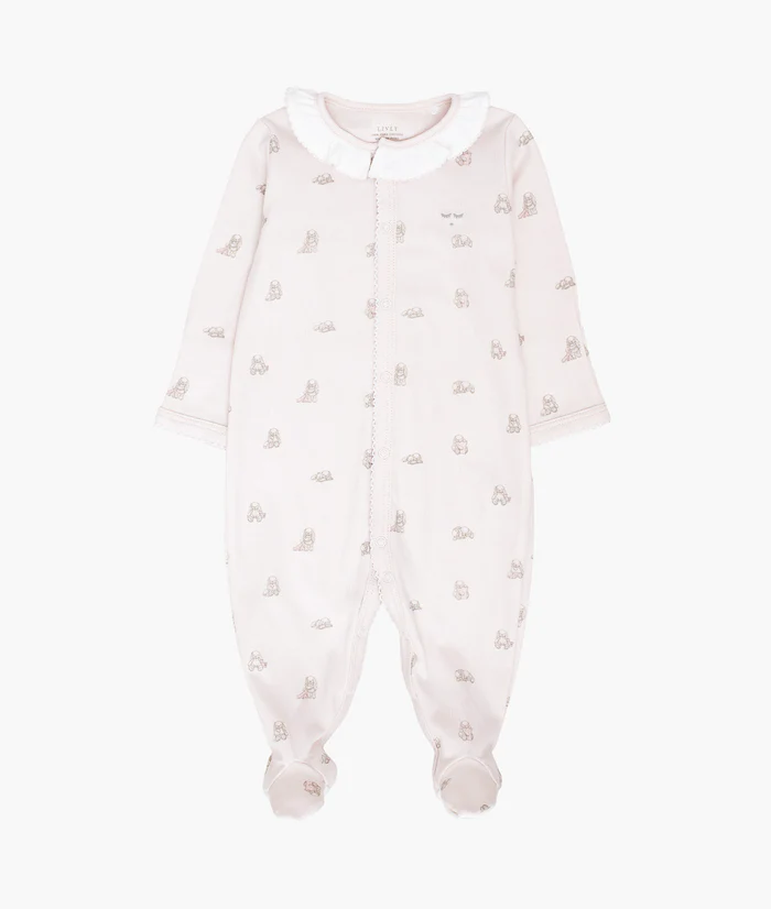 Livly Snuggle Bunny Marley Ruffled Footie