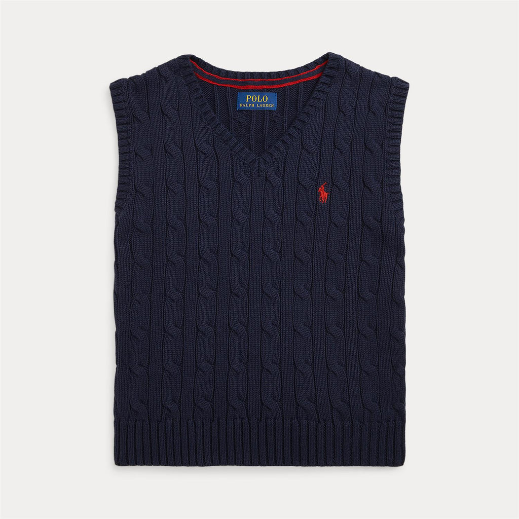 Polo Ralph Lauren kabelstrikket vest i bomull
