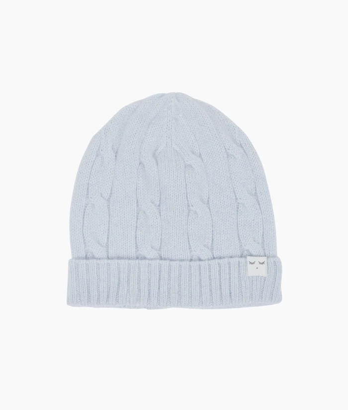 Livly Cable Knit Cashmere lue