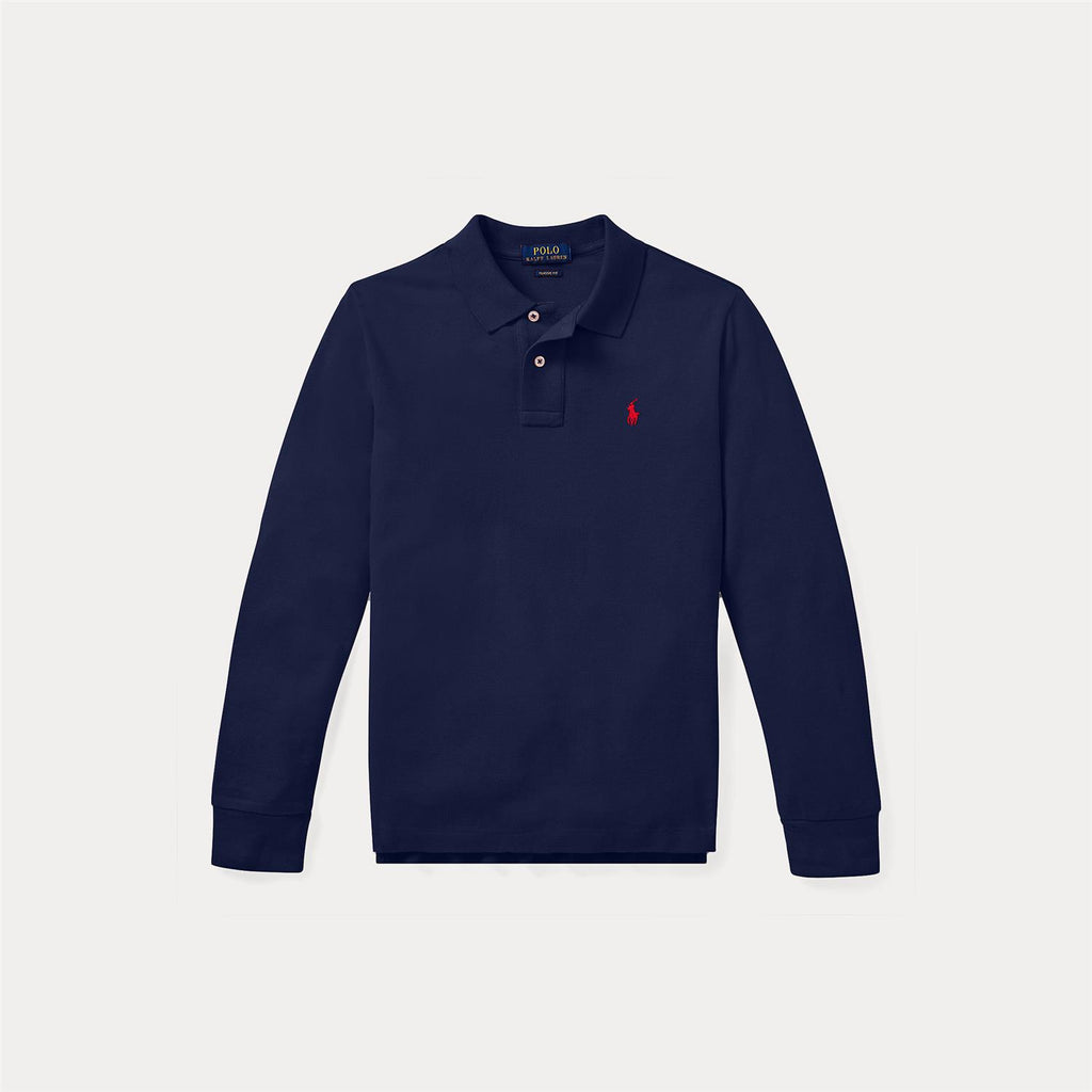 Polo Ralph Lauren mesh piquet med lang erm