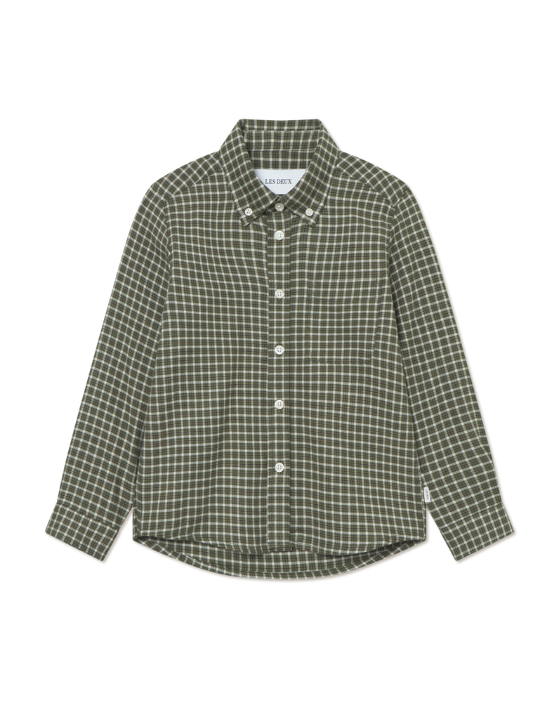 Les Deux Konrad Check flannelskjorte