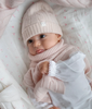 Livly Cable Knit Cashmere lue