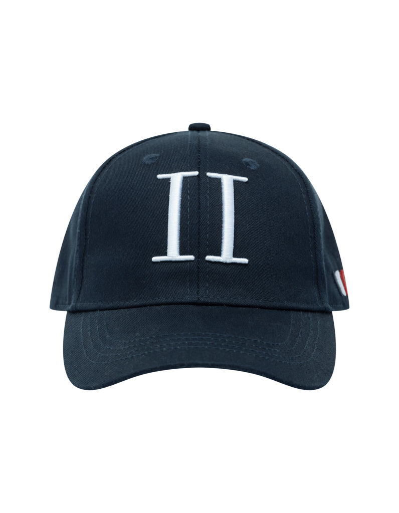 Les Deux kids caps marineblå med hvit skrift