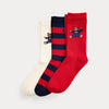 Polo Ralph Lauren 3 pk sokker